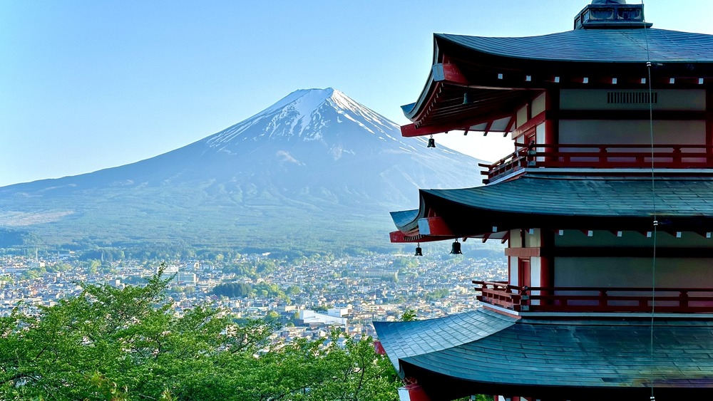 Pagoda, and Mount Fuji