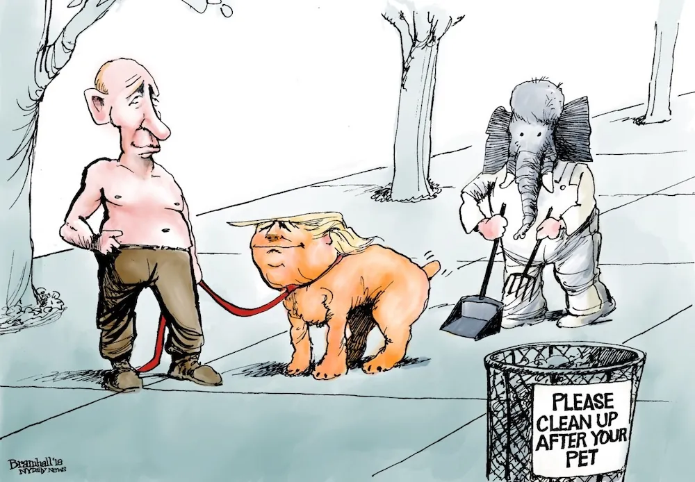 Putin&rsquo;s pet dog.