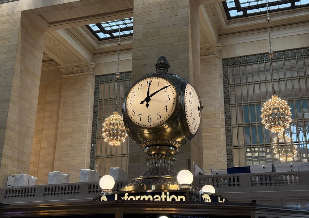 Clock at Grand Central Terminal. Clock at Grand Central Terminal