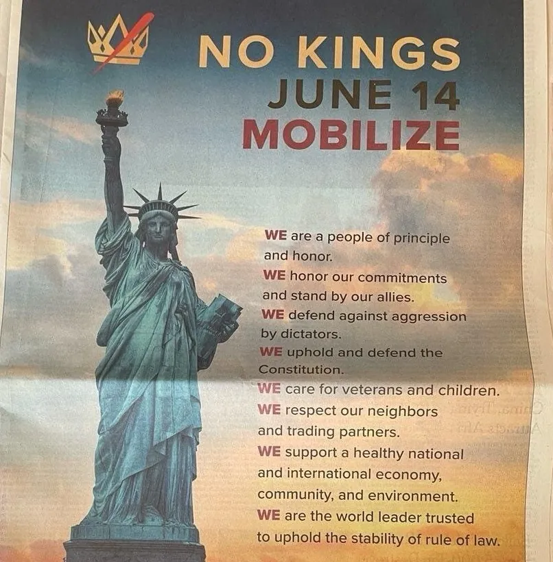 Ad by Christy Walton in The New York Times.