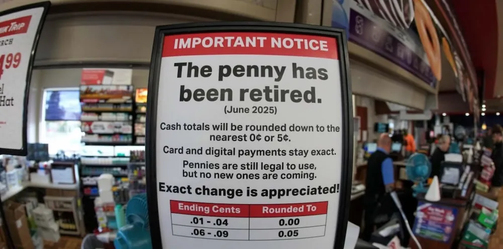 &ldquo;Kroger no pennies sign&rdquo;