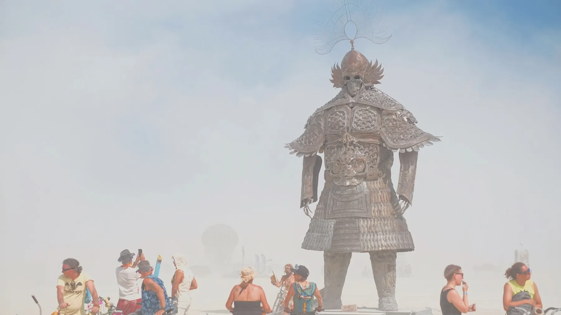 &ldquo;Desert Guard, at the Burning Man festival in 2018&rdquo;